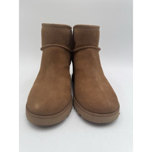 UGG CLASSIC FEMME MINI Women's NEW Boot Brown US Size 6 Medium (1104609) - Picture 5 of 11